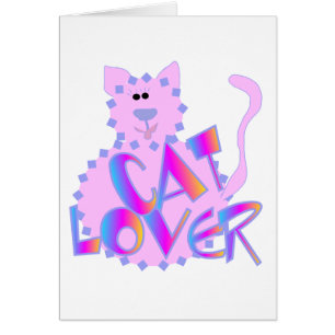 Chemises et cadeaux Amoureux de les chats roses