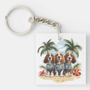 Chemises hawaïennes pour chiens Basset Hound