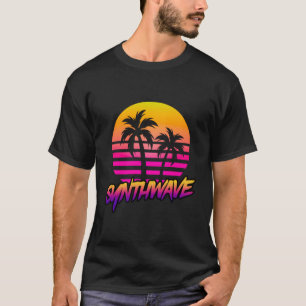 Chemises Synthwave Pour Hommes - Tshirt Synth Wave