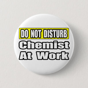 Chemist At Work 2 Inch Round Button