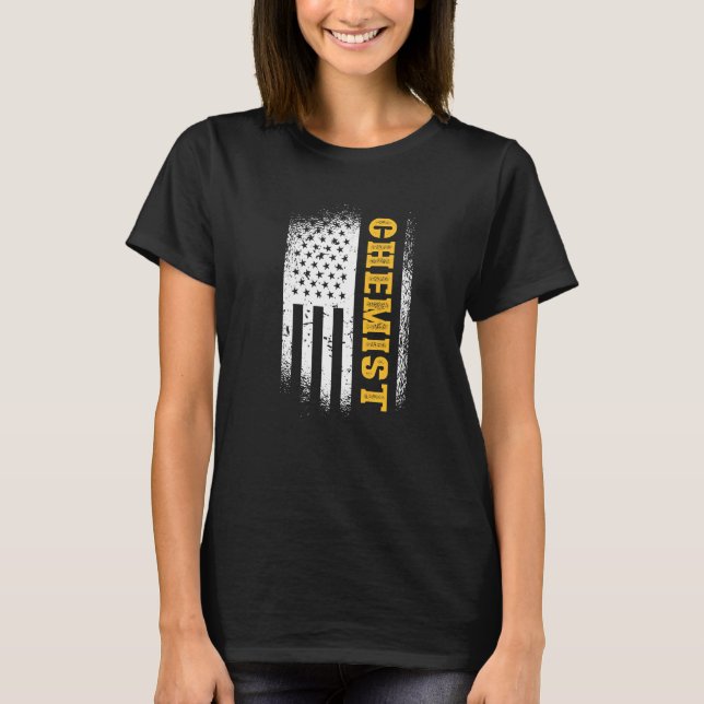 Chemist Chemistry Science Laboratory Scientist T-Shirt (Front)