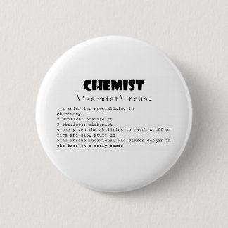 Chemist Definition 2 Inch Round Button