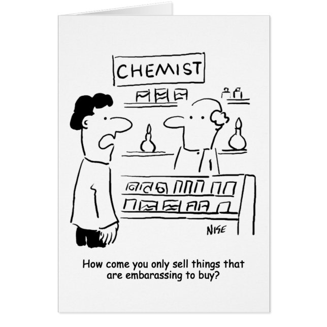 Chemist ne vend que des produits embarrassants (Devant)