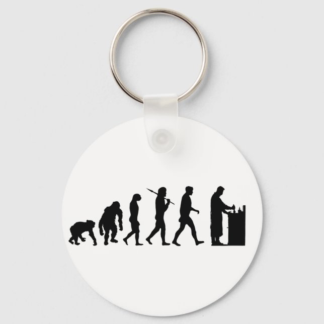 Chemist pharmacist chemistry gifts keychain (Front)