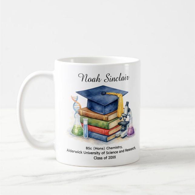 🎓Chemist’s Triumph Graduation Mug (Left)