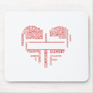 Chemist Valentines Day Gift Science Chemistry  Mouse Pad