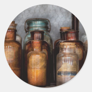 Chemist - Various Chemicals Classic Round Sticker