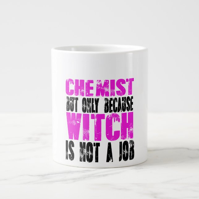 Chemist Witch Large Coffee Mug (Front)
