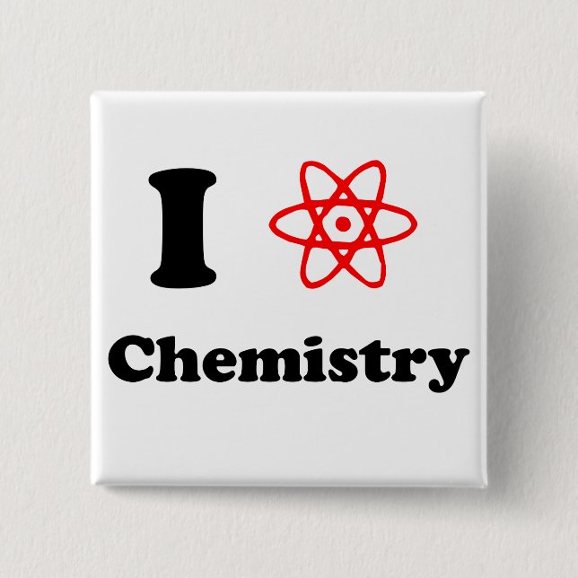 Chemistry 2 Inch Square Button (Front)