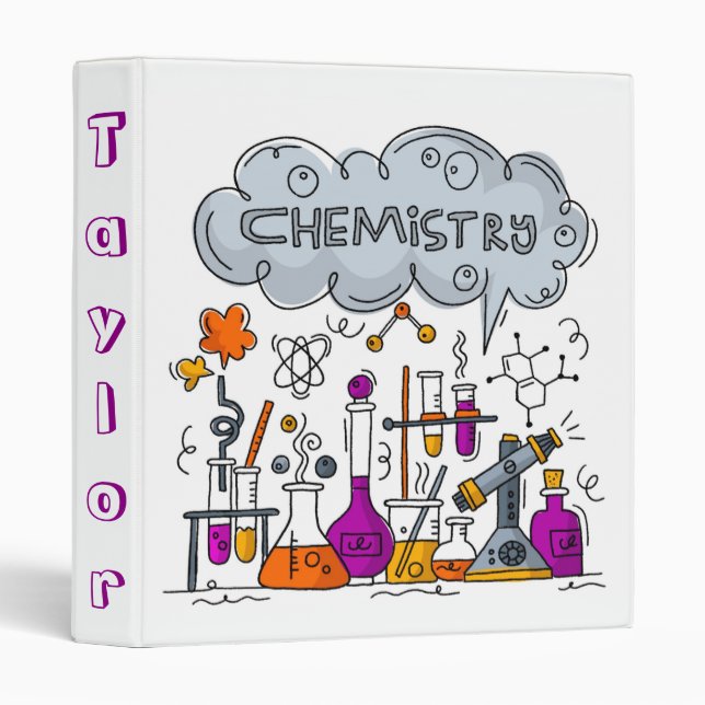 Chemistry 3 Ring Binder (Front/Spine)