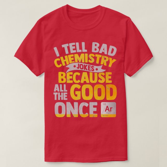 Chemistry Alchemy Biochemistry Formula Molecule T-Shirt (Design Front)