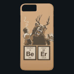 Chemistry bear discovered beer Case-Mate iPhone case<br><div class="desc">Funny chemistry bear discovered beer</div>