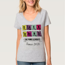 Chemistry Black Teacher Prime Elements Black Month