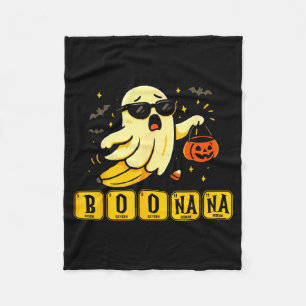 Chemistry boonana banana ghost cute halloween fleece blanket