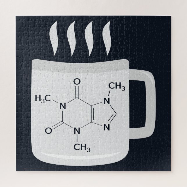 Chemistry Caffeine Lovers Formula Jigsaw Puzzle (Vertical)