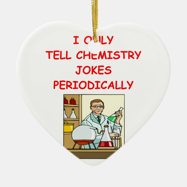 chemistry ceramic ornament (Front)