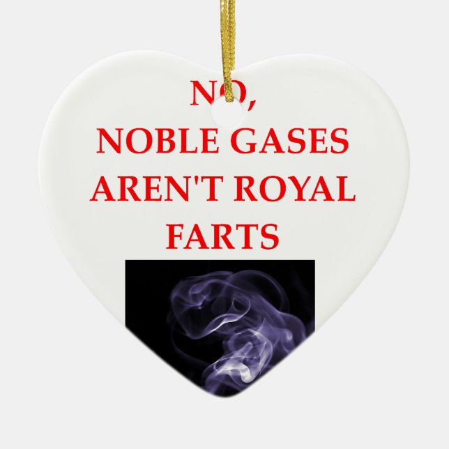 chemistry ceramic ornament (Front)