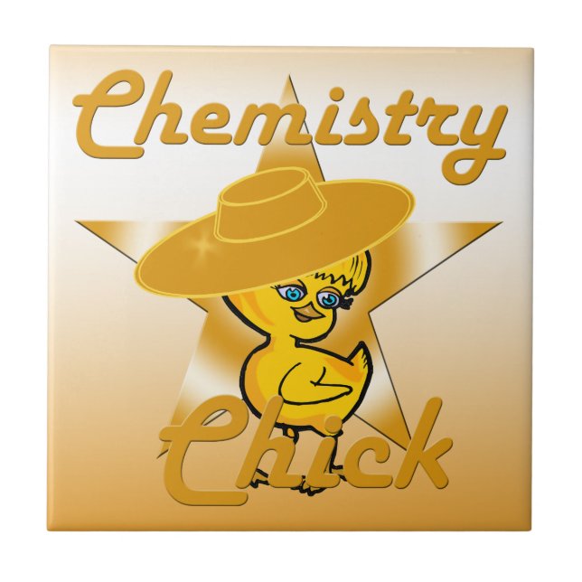 Chemistry Chick #10 Tile (Front)