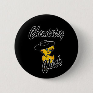 Chemistry Chick #4 2 Inch Round Button