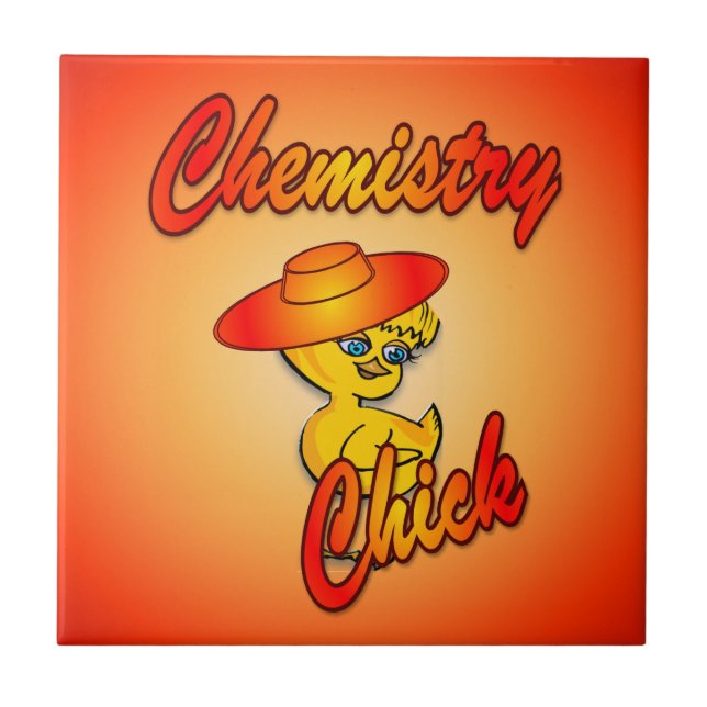 Chemistry Chick #5 Tile (Front)