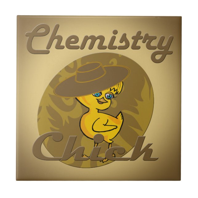 Chemistry Chick #6 Tile (Front)