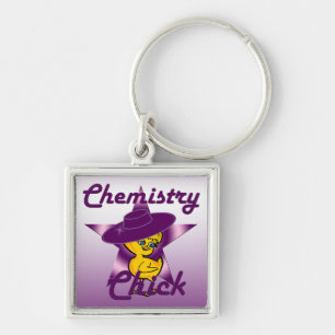 Chemistry Chick #9 Keychain