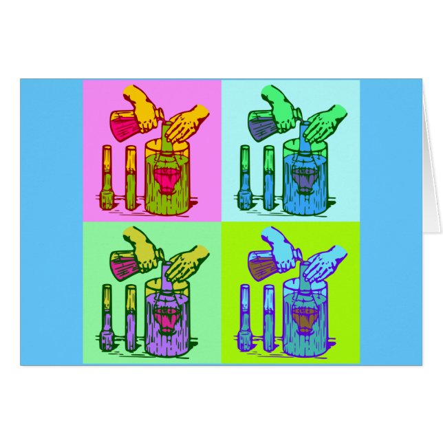 Chemistry Displacement Pop Art (Front Horizontal)