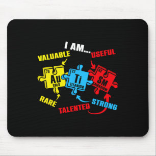 Chemistry Elements Periodic Table Puzzle Autism Aw Mouse Pad
