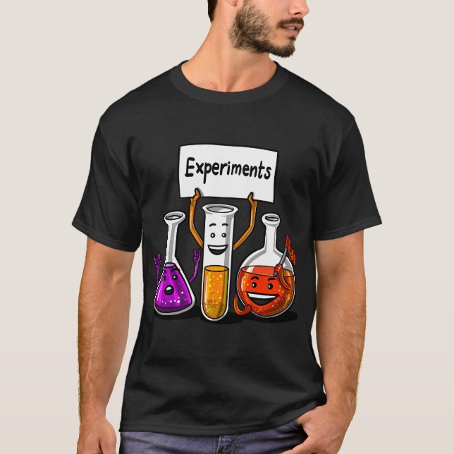 Chemistry Experiments T-Shirt (Front)
