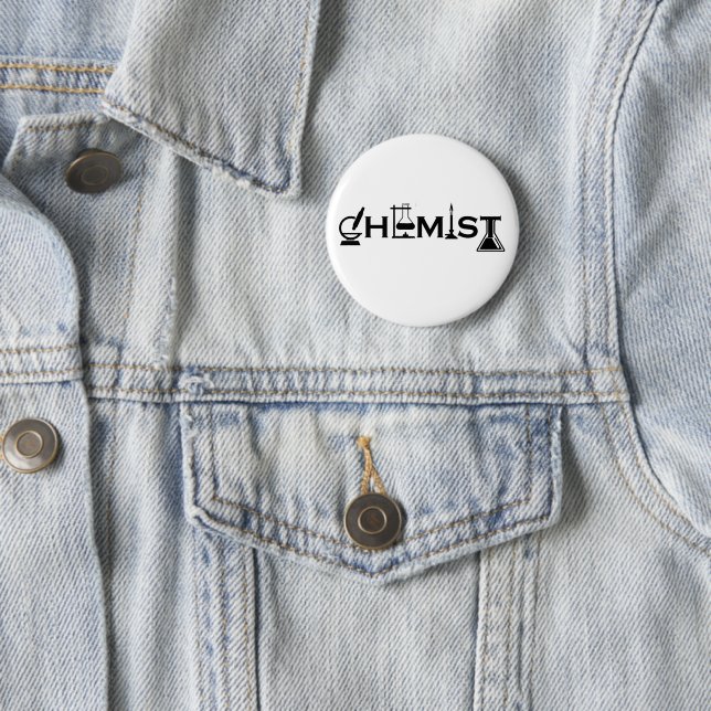 Chemistry funny chemist gifts 2 inch round button (In Situ)