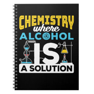Chemistry Funny Solution Joke Notebook