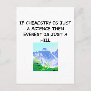 CHEMISTRY gifts Postcard