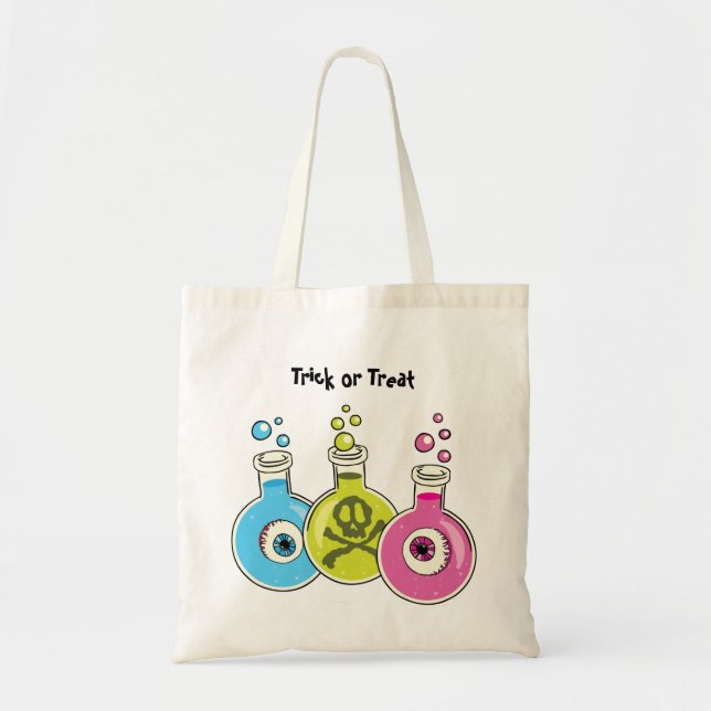 Chemistry Halloween Trick or Treat Bags (Front)