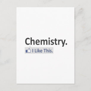 Chemistry...I Like This Postcard