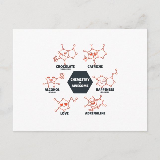 Chemistry is awesome postcard (Front)