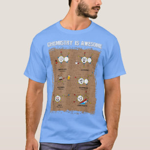 Chemistry Is Awesome Scientist Funny Formula Chemi T-Shirt