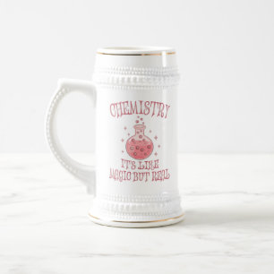 Chemistry - It's Like Magic But Real Funny Science Beer Stein