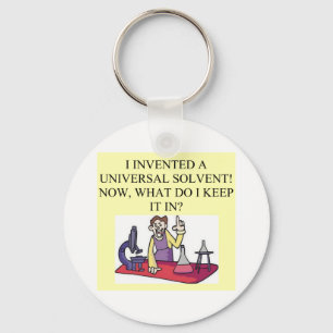 chemistry joke keychain