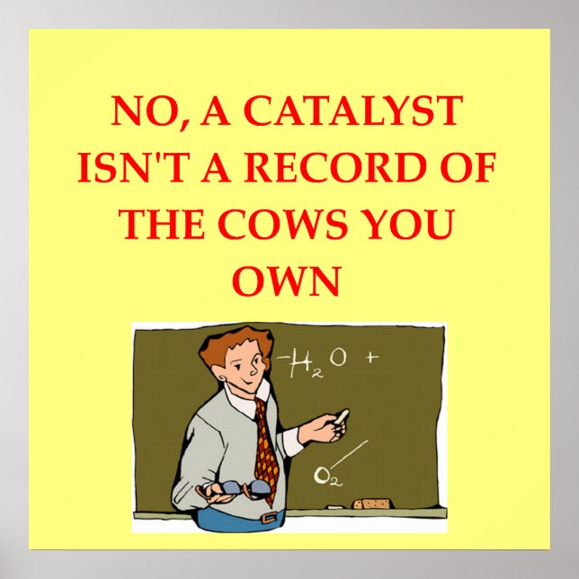 chemistry joke poster (Front)