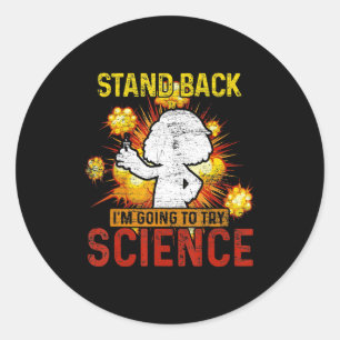 Chemistry Laboratory Physics Science Biology Classic Round Sticker