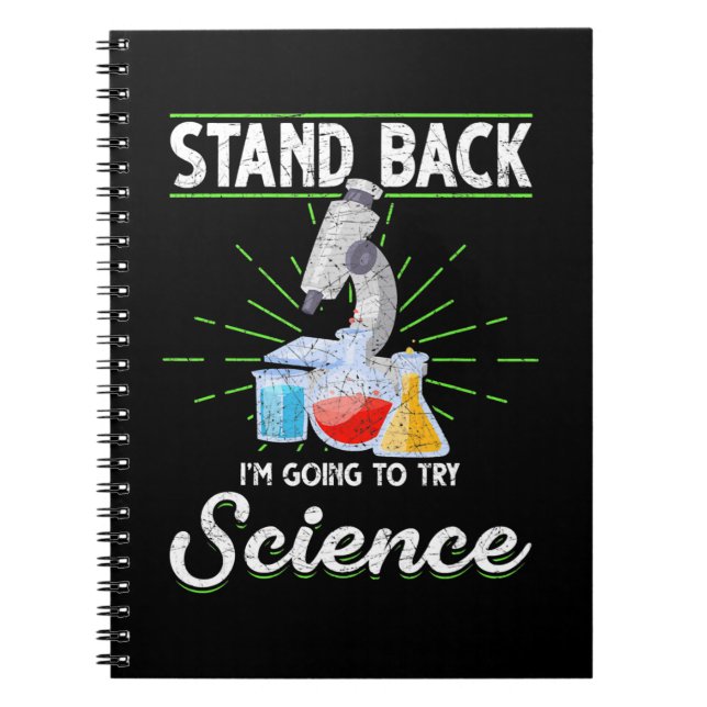 Chemistry Laboratory Physics Science Biology Notebook (Front)