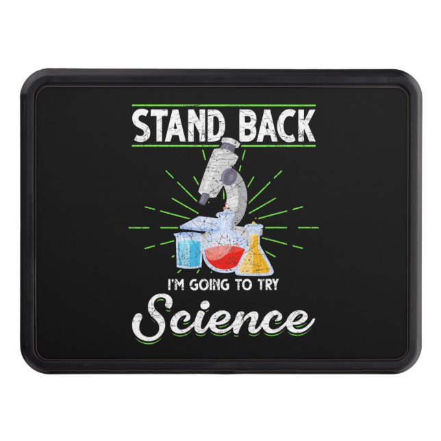 Chemistry Laboratory Physics Science Biology Trailer Hitch Cover (Front)