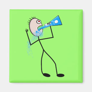 Chemistry Major Funny Stick Man Gifts Magnet