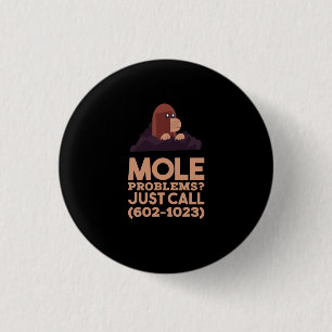 Chemistry - Mole Problems 1 Inch Round Button