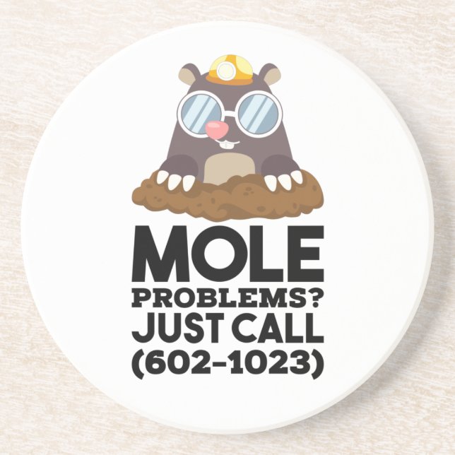 Chemistry - Mole Problems Coaster (Front)