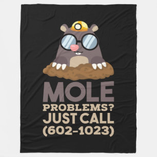 Chemistry - Mole Problems Fleece Blanket