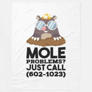 Chemistry - Mole Problems Fleece Blanket