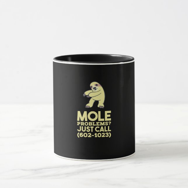 Chemistry - Mole Problems Mug (Center)