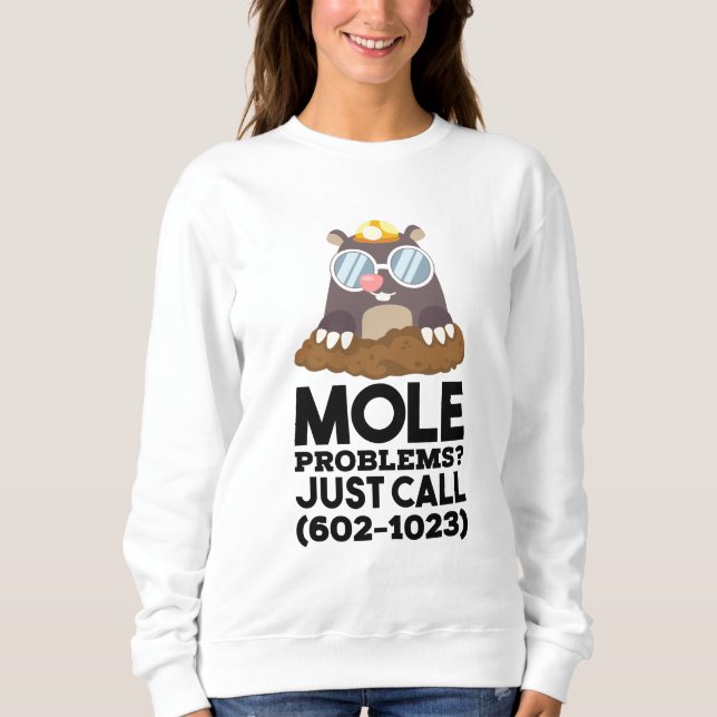 Chemistry - Mole Problems  Sweatshirt (Front)