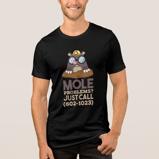 Chemistry - Mole Problems Tri-Blend Shirt (Front)